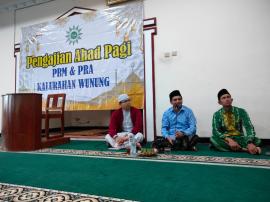 Pengajian Ahad Pagi Oleh PRM Wunung